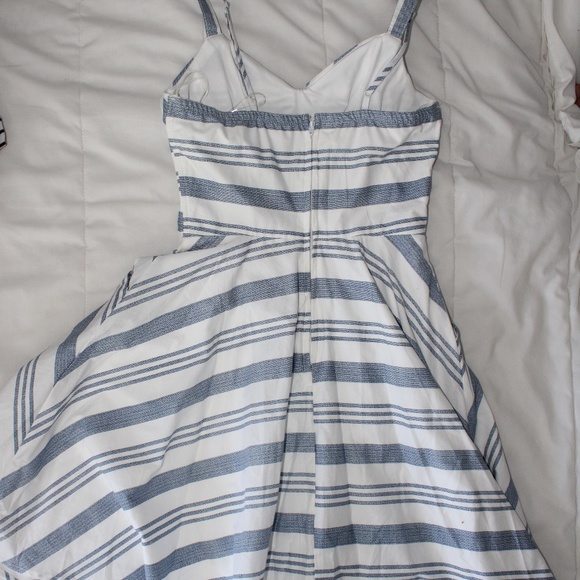 Blue Striped Summer Dress - Picture 5 of 10